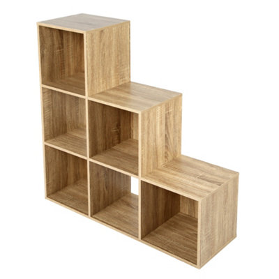 JANE 123 LADDER STOARGE CUBE - (OAK)