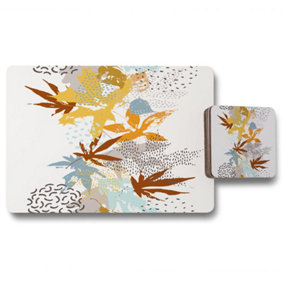 Japanese leaves (Placemat & Coaster Set) / Default Title