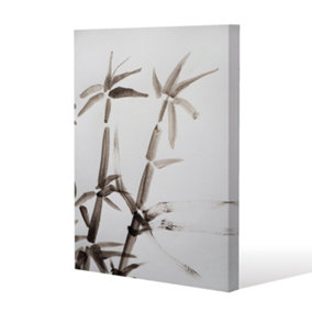 Japanese painting of bamboo (Canvas Print) / 114 x 77 x 4cm