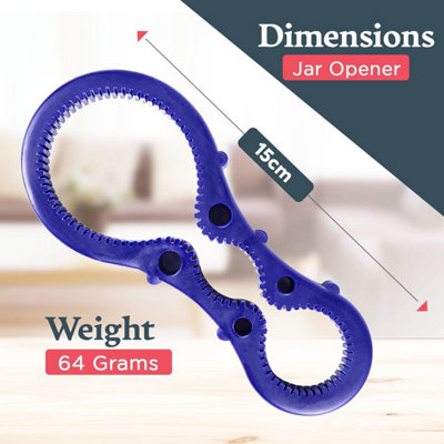 Jar Opener for Weak Hands, Lid Opener & Jar Gripper Open Sesame Tool, Bottle  & Jar Openers for Arthritic Hands & Seniors