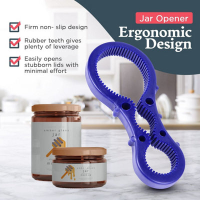 Jar Opener for Weak Hands, Lid Opener & Jar Gripper Open Sesame Tool, Bottle  & Jar Openers for Arthritic Hands & Seniors