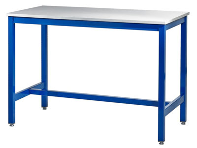 JAS Engineering 1200mm x 600mm x 840mm laminate top MD workbench with all metal levelling feet