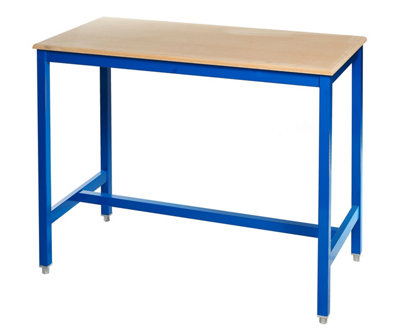 JAS Engineering 1500mm x 750mm x 840mm MDF top MD workbench with all metal levelling feet