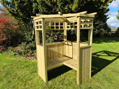 Jasmine Corner Arbour - L131 x W131 x H204 cm