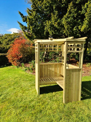 Jasmine Corner Arbour - L131 x W131 x H204 cm - 6