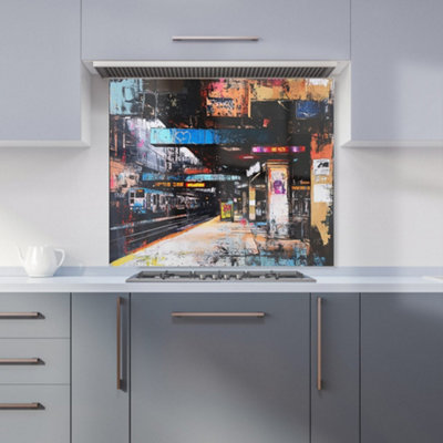 Jasper Reed: 00034 Premium Glass Kitchen Splashback W900mm x H750mm