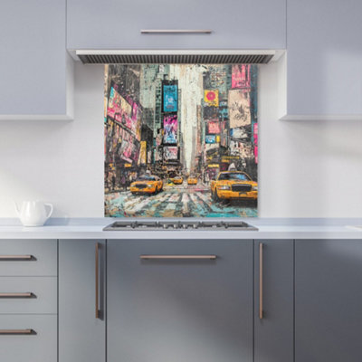 Jasper Reed: 00041 Premium Glass Kitchen Splashback W600mm x H600mm