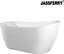 JASSFERRY 1655x720 mm Freestanding Bath Modern Bathtub Gloss White Acrylic Ended Slipper Soaking Bathroom