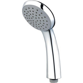 JASSFERRY Chrome Shower Head Single Function Handheld Replacement Bathroom Handset