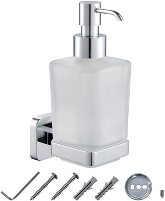 Wall mounted soap and lotion clearance dispenser