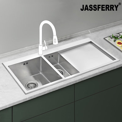 Right hand drainer discount sink