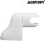 JASSFERRY Shower Head Holder White Adjustable Handheld Wall Mounted Showerhead Bracket