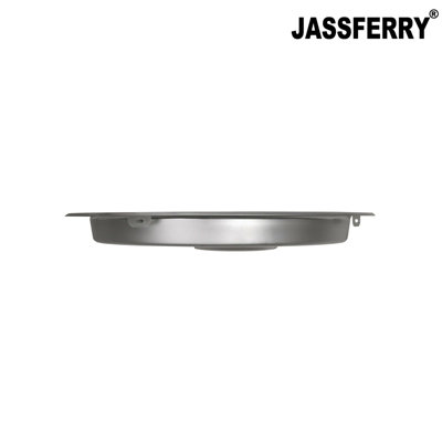 JASSFERRY Small Kitchen Sink 45mm Depth Stainless Steel Round Drainer Campervan