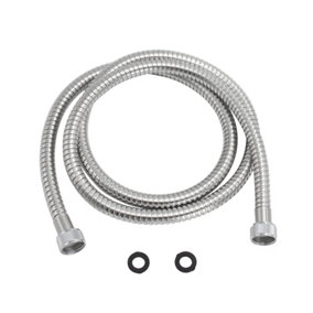 JASSFERRY Stainless Steel Shower Hose 1.5M Flexible Replacement with Solid Brass Connector