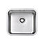 JASSFERRY Undermount Stainless Steel Kitchen Sink 1.0 Single Bowl, 500 x 450 mm