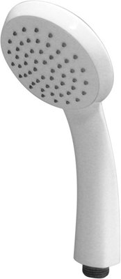 JASSFERRY White Shower Head Single Function Handheld Replacement Bathroom Handset