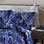 Jaxon Navy Blue Geomectric Duvet Cover Set Fresh Modern Bedding