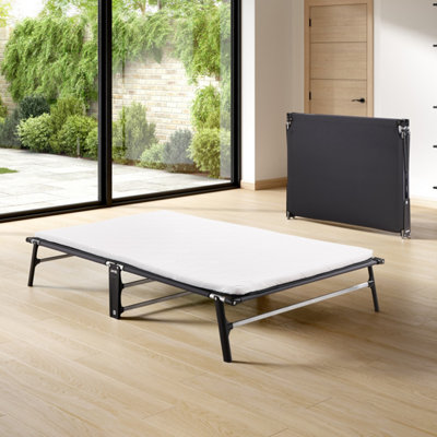 Jay-Be CE120 Compact Folding Bed with e-Fibre Mattress, Small Double