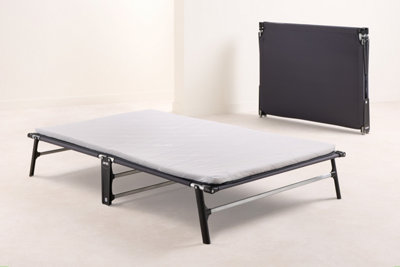 Jay-Be CE70 Compact Folding Bed with e-Fibre Mattress, Single