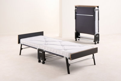 Jay-Be RM80 Rollaway Folding Bed with Memory Mattress, Single