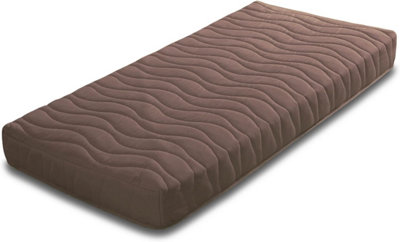 Jazz Mattress, FIRM SUPPORT, Reflex Foam, Silent Sleep, Brown 2FT6 (75x190)