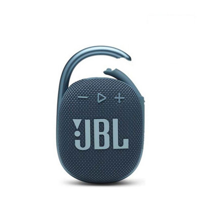 JBL Clip 4 Blue Ultra-portable IPX7 Waterproof Speaker Includes Free Gift