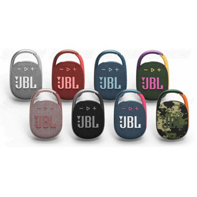JBL Clip 4 Multi-Coloured Ultra-portable IPX7 Waterproof Speaker Includes Free Gift