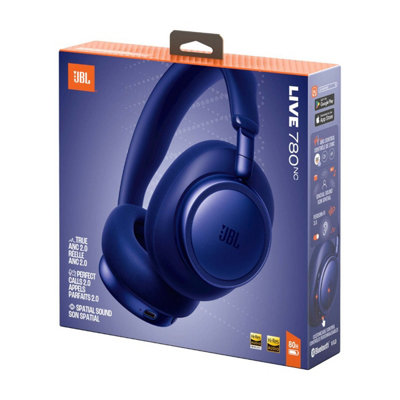 JBL Live 780NC Over-Ear Wireless ANC Headphones - Blue Sky