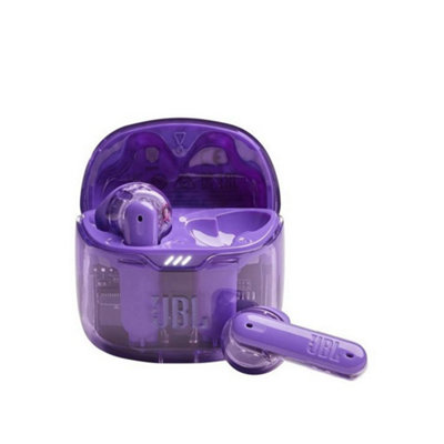 JBL Tune Flex Purple Noise Cancelling Earbuds Ghost Edition