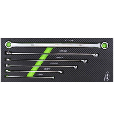 JBM Tools 6pc Torx Ex Long Spanner Set E6-E24