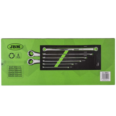 JBM Tools 6pc Torx Ex Long Spanner Set E6-E24