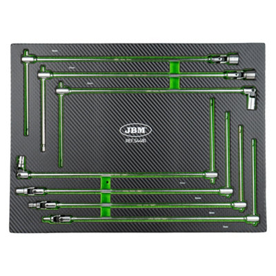 JBM Tools 7pc T-Handle Socket Wrench Set 7-19mm EVA