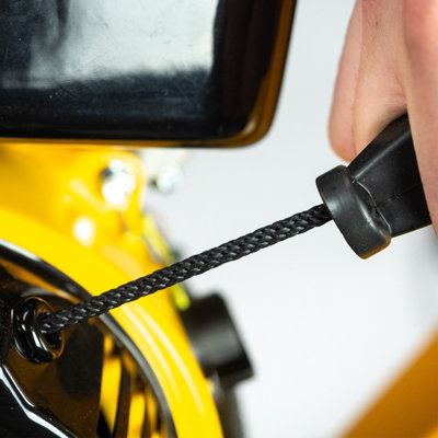 JCB 100mm Heavy-duty Petrol Wood Chipper, 7.5hp, 224cc 4-Stroke, JCB-CH75100P