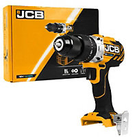 JCB 18BLCD-B 18V Brushless Combi Hammer Drill Metal Chuck 2 Speed Bare + Inlay