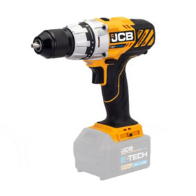 JCB 18DD-B 18V Drill Driver Metal Chuck 2 Speed Bare Tool - Inc Lboxx Inlay