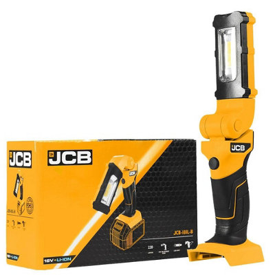 JCB 18IL-B 18V Lithium Ion Florescent 220 Lumen LED Light Pivot Torch - Bare