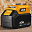JCB 18USB 18V USB Adaptor 2 x USB Port Battery Charger + LED Light - Bare