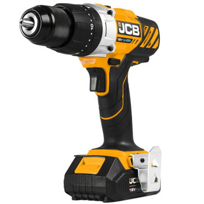 JCB 18V 45Nm Variable Speed Combi Drill with 2.0Ah Li-ion Battery and 2.4A Charger JCB-18CD-2XB