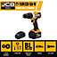 JCB 18V Brushless Combi Drill with 1 x 5.0Ah Battery & Fast Charger - JCB-18BLCD-5X-B
