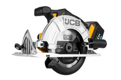 JCB 18V Circular Saw & 5.0 Ah Lithium-ion Battery in 20" Kit Bag With 2pc TCT Saw Blade Set - 21-18CS-5X-PR