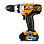 JCB 18V Drill Driver with 4.0Ah Lithium-ion battery and 2.4A charger - JCB-18DD-4XB