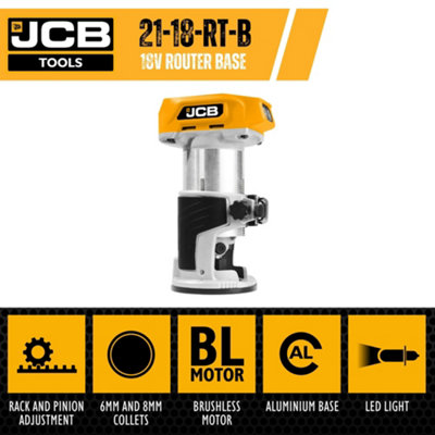 JCB 18V Router Base Bare Unit - 21-18RT-B