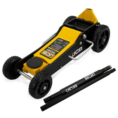 JCB 2.5 Tonne Off-Road SUV Double-Pump Aluminium Trolley Jack JCB