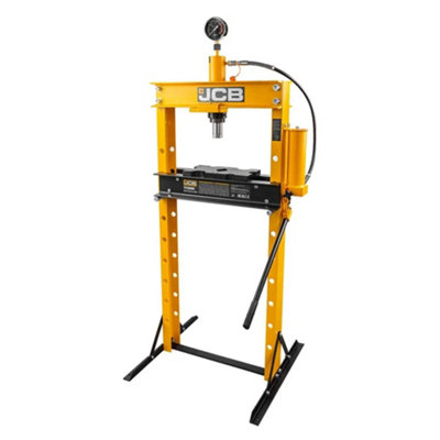 JCB 20 Ton Hydraulic Press Heavy Duty Steel Workshop Bench Standing JCB ...
