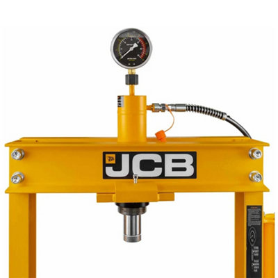 JCB 20 Ton Hydraulic Press Heavy Duty Steel Workshop Bench Standing JCB ...