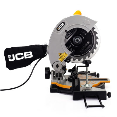 JCB 210mm 8" Electric Compound Mitre Saw, Corded, 1100W, 230-240V  21-MS-210-C