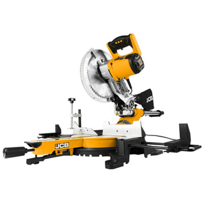 JCB 254mm 10" Electric Sliding Mitre Saw, Corded, 2000W, 230-240V 21-MS-254SB