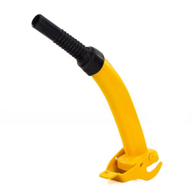 JCB 25cm Jerry Can Metal Spout, Heavy-Duty 0.8mm Steel  JCBSPO20
