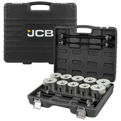 JCB 27 Piece Silent Block, Bush, and Bearing Puller Kit, Universal Fit  JCB-933T2