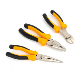 JCB 3 Piece Plier Set with High Leverage Design - JCB-3PC-PL